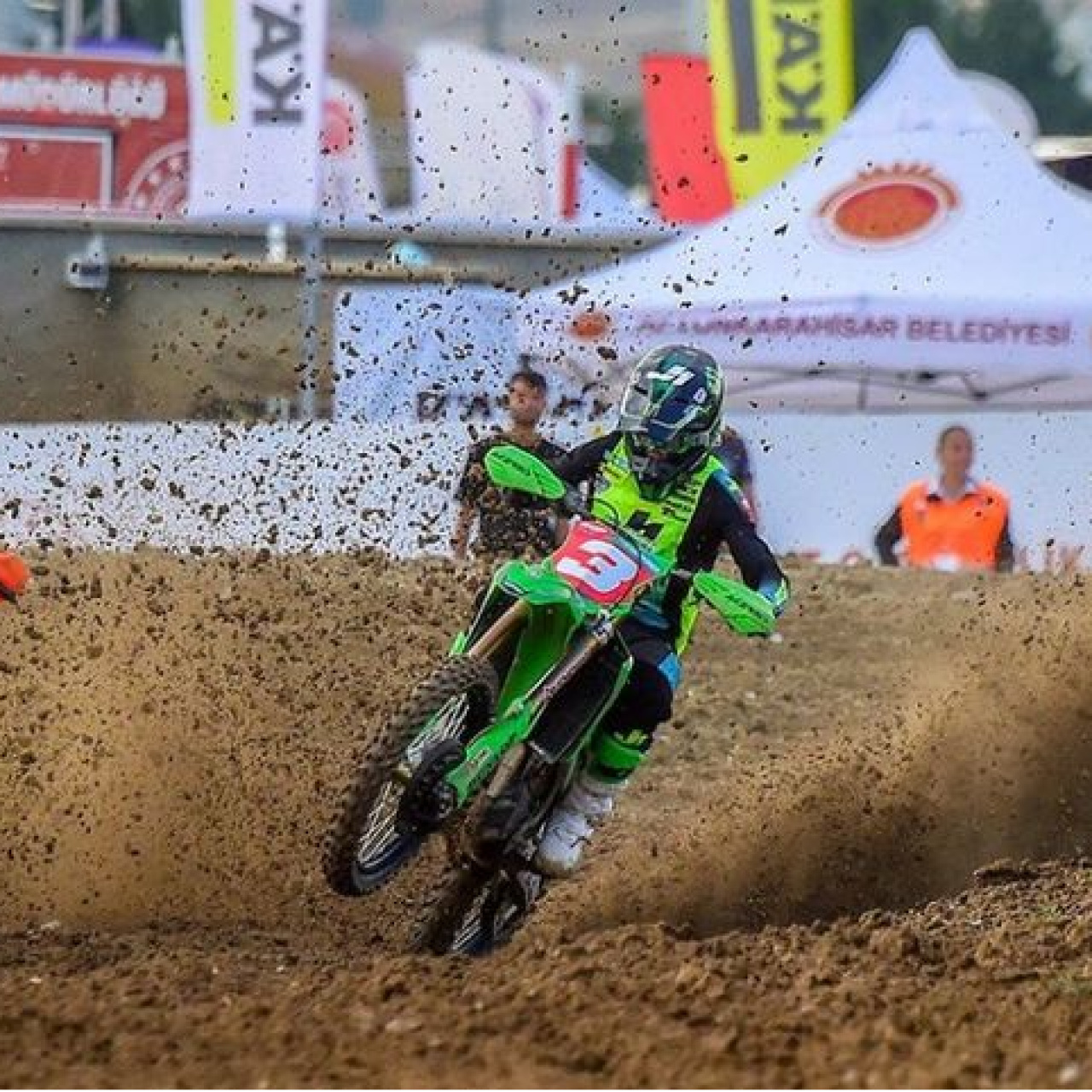 Dünya motokrosunun önemli yıldızları Afyonkarahisar'da
